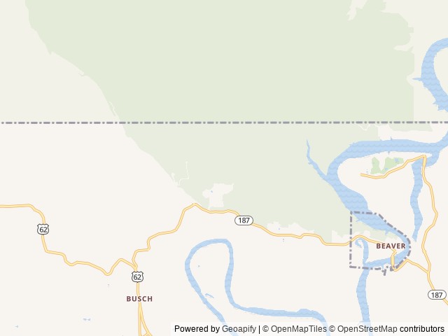 Map of The Farm Campground & Events location at Eureka Springs, AR, United States