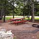 Campsite in wooded area -Porcupine Campground