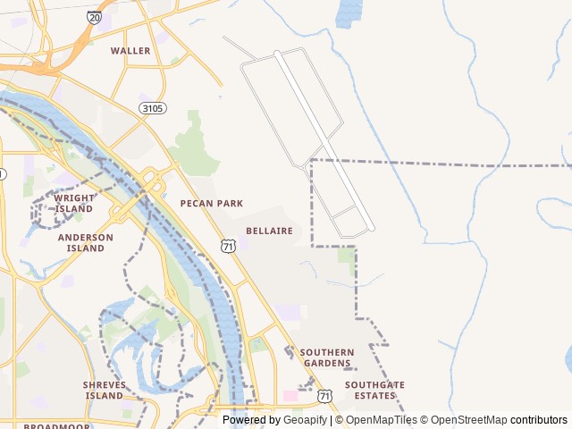 Map for 2022 Coleman Dutchmen Coleman 17B near Bossier City, LA