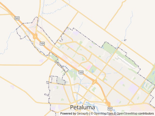 Map for Airstream Flying Cloud 30 Bunk near Petaluma, CA