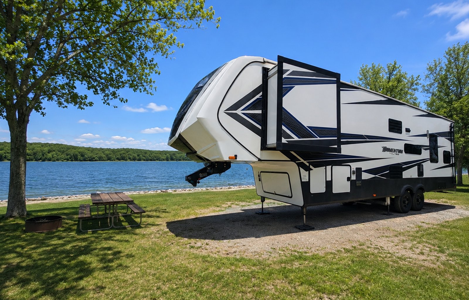 Grand Design Bunkhouse Toy Hauler-Sleeps 8. Kayaks