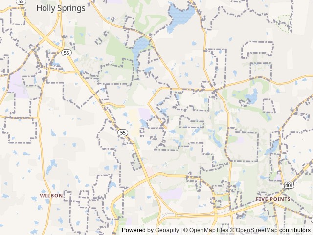 Map for Renovated Apex Nano, King Bed near Fuquay-Varina, NC
