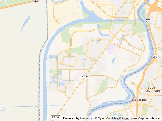 Map for 2013 Gulf Stream RV Ameri-Lite 25BH near West Sacramento, CA