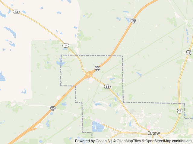 Map of Love's RV Hookup-Eutaw AL 773 location at Eutaw, AL, United States