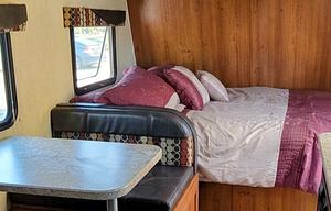 Tow-Friendly, Lightweight trailer with bunks!