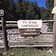 FIR Group Campground Entrance Sign