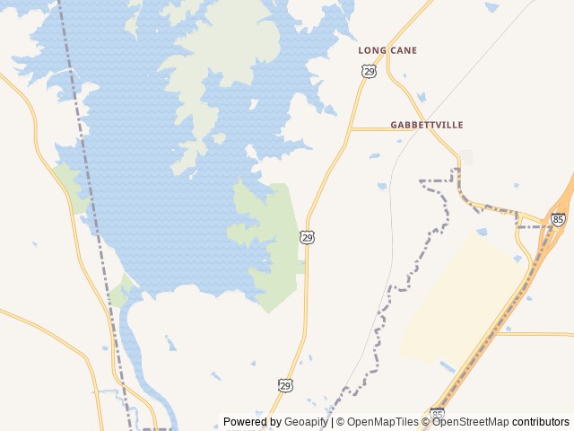 Map of R Shaefer Heard location at West Point, GA, United States