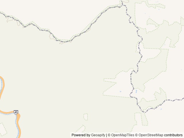 Map of Harmon Den Campground location at Mars Hill, NC, United States