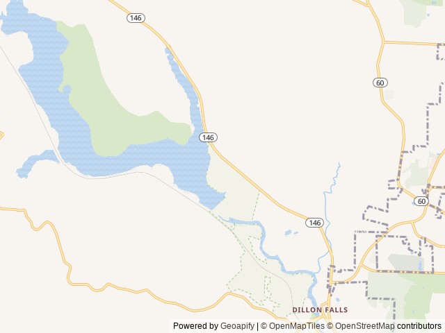 Map of Dillon Lake Group Picnic Shelter location at Zanesville, OH, United States