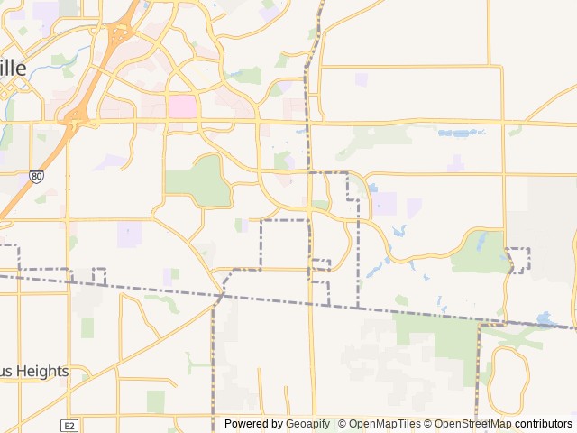 Map for Jayco with Double Bunks + Murphy Bed  - Sleeps 7 near Roseville, CA