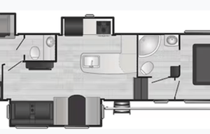Luxury 32 ft Keystone Sprinter – Stationary Rental