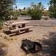 Campsite located in a desert setting3