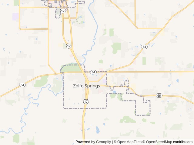 Map of Cracker Lake RV Resort location at Zolfo Springs, FL, United States