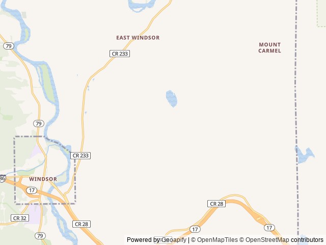Map of Forest Lake Campground location at Windsor, NY, United States