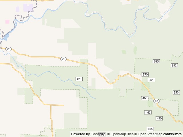 Map of Wildwood Campground & RV Resort location at Fort Bragg, CA, United States