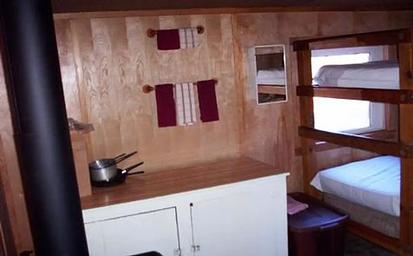 BUCK PARK CABIN - Interior showing countertop area