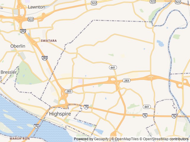 Map for 2011 Forest River RV Berkshire 390RB near Middletown, PA