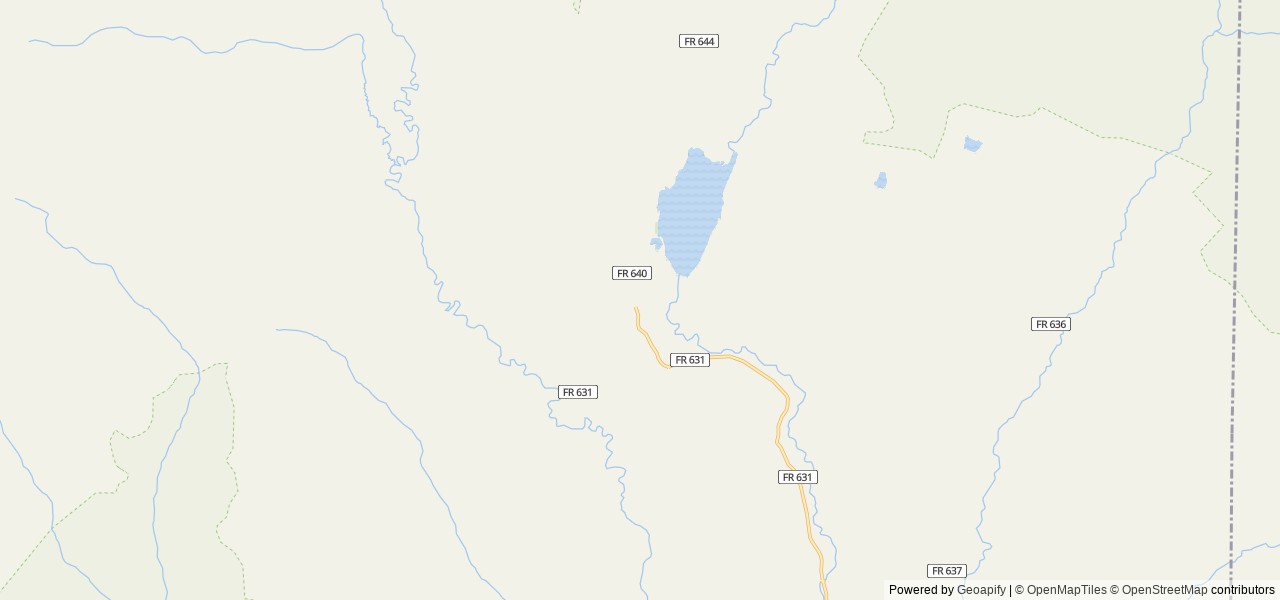 Map of Williams Creek Campground location at Pagosa Springs, CO, United States