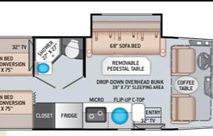 2022 Thor Motor Coach Vegas 24.1 Sleeps 6!