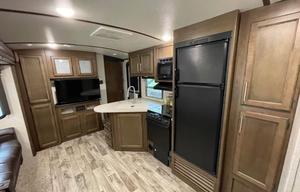 Large family camper for summer fun with bunkhouse!