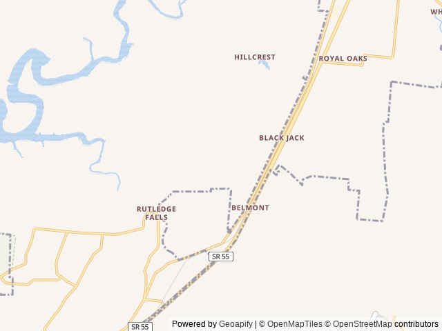 Map for 2022 Forest River RV Cherokee 274BRB near Manchester, TN