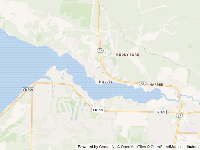 Map of Holley Navarre RV Park location at Navarre, FL, United States