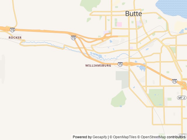 Map for 2020 Forest River RV Sunseeker 2250LE Ford near Butte, MT