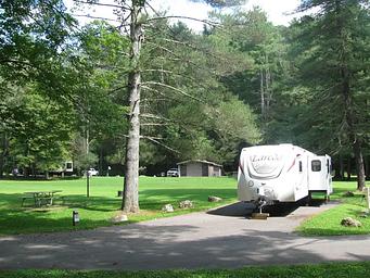 Campsite at Horseshoe Recreation Area