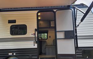 New 2025 RV Stationary. Rural area.