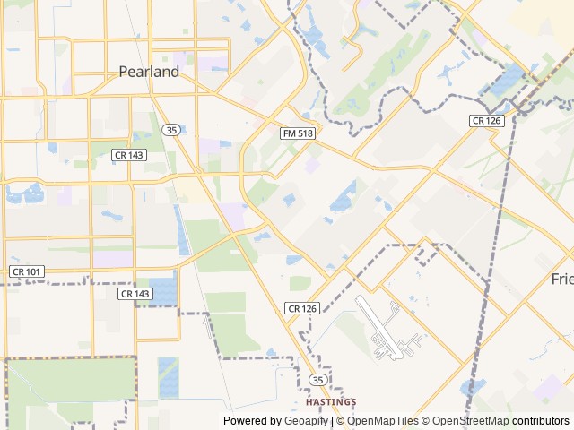 Map for 2025 Forest River RV Salem Hemisphere 375FAM near Somerville, TX