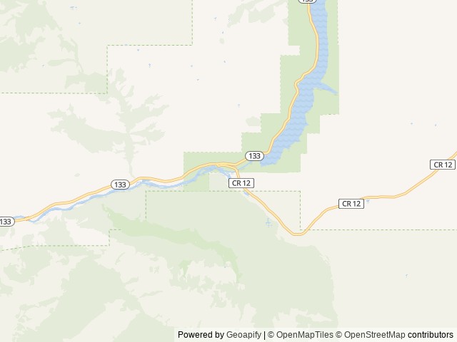 Map of Kebler Corner RV Park, Campground & Cabins location at Somerset, CO, United States
