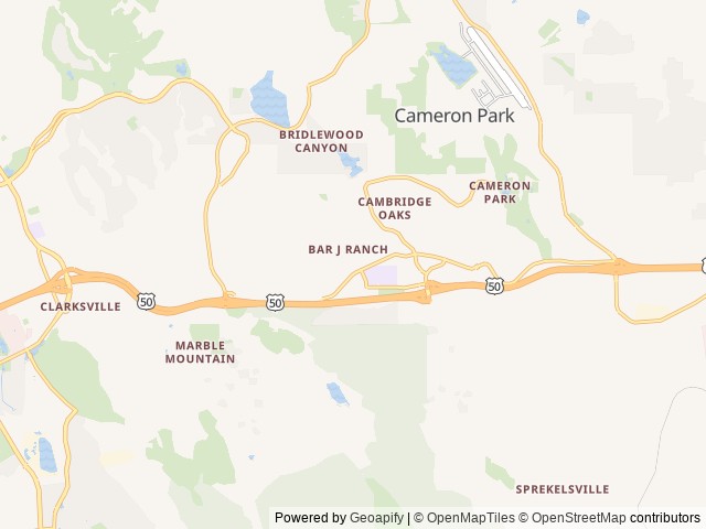 Map for You Want This Bunk Room! 1/2 Ton Towable "R2-V2" near Cameron Park, CA