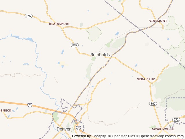 Map for 2020 Sunseeker 3250LE Ford near Reinholds, PA
