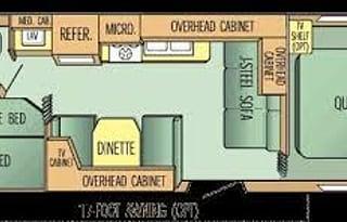 27" Bunkhouse Camper Sleeps 9