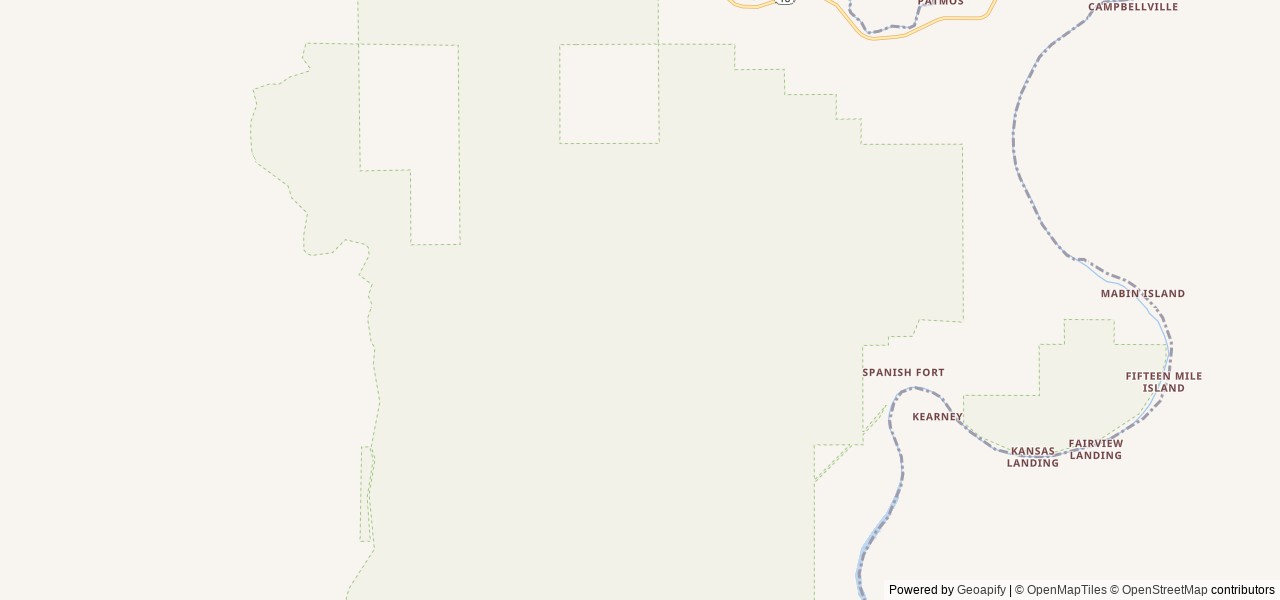 Map of Delta National Forest - Camping location at Rolling Fork, MS, United States