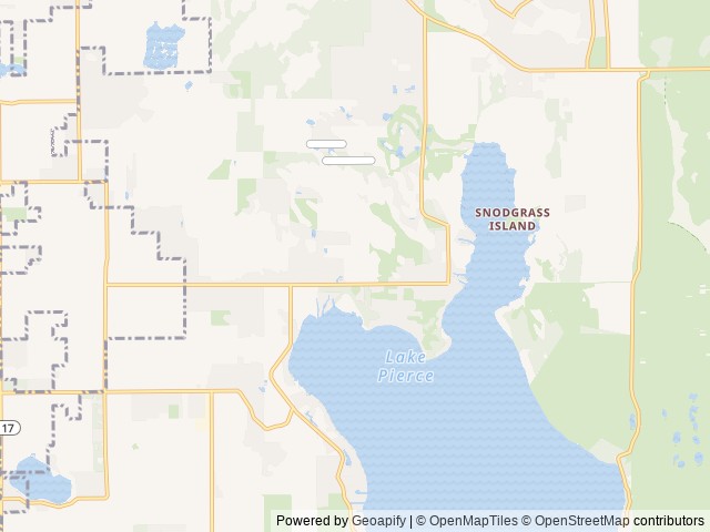 Map of Cherry Pocket Fish Camp location at Lake Wales, FL, United States