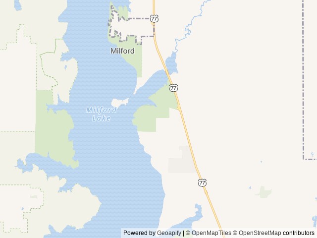 Map of Farnum Creek location at Junction City, KS, United States