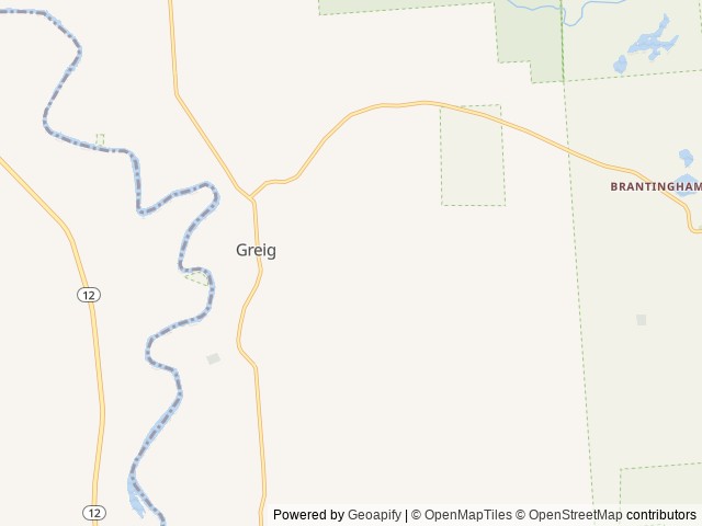 Map of High Voltage Hideaway location at Greig, NY, United States