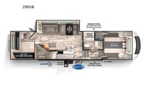 2021 Forest River 290vb.  Delivery available.