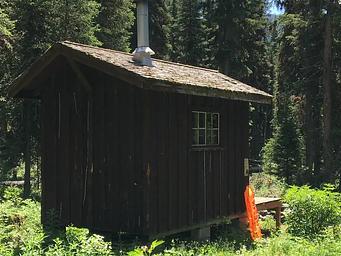 Fox Creek Cabin back
