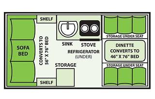 2022 Classic Sofa Bed RV rental photo 2
