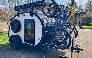 Bean Teardrop Trailer Sleeps 4-6 +RTTent +BikeRack