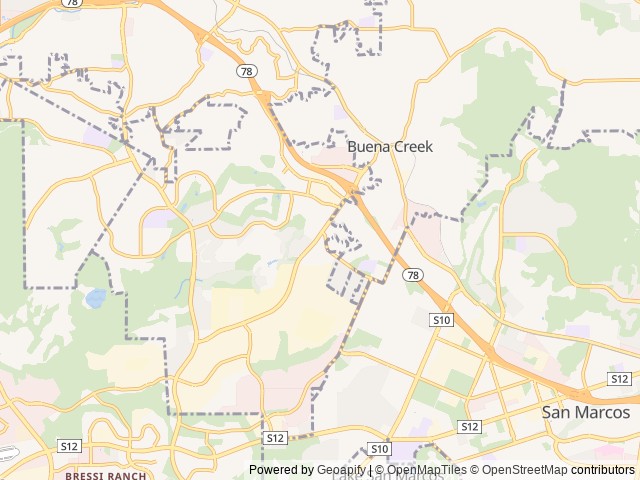 Map for San Diego Getaway w/ Bunkhouse near Vista, CA