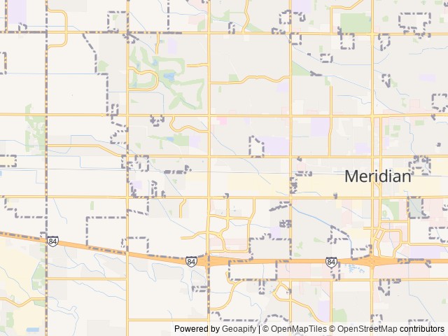 Map for The Happy Camper RV near Meridian, ID