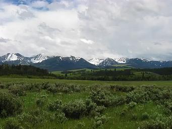 View on the way to Ibex Cabin