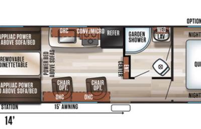 2019 Forest River RV Cherokee Wolf Pack 24PACK14+ RV rental photo 3