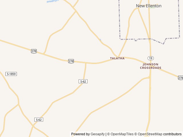 Map of In the Pines location at Aiken, SC, United States