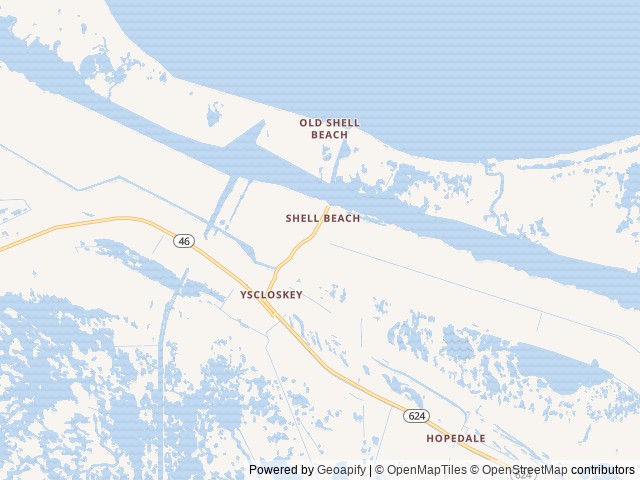 Map of I'm on Vacation - Lodge + RV Retreat location at Saint Bernard, LA, United States