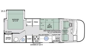 2017 Thor Motor Coach Vegas 25.3