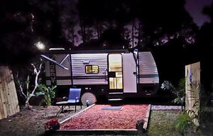 New 2025 RV Stationary. Rural area.